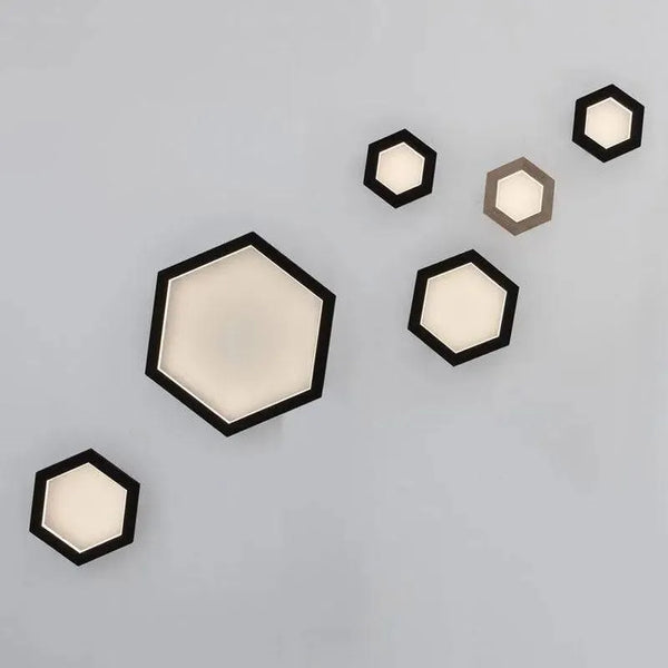 Applique murale hexagonale