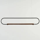Hollis+Morris - Link Horizontal Pendant - LINK-HORIZ-3FT-OKB-ANT | Montreal Lighting & Hardware