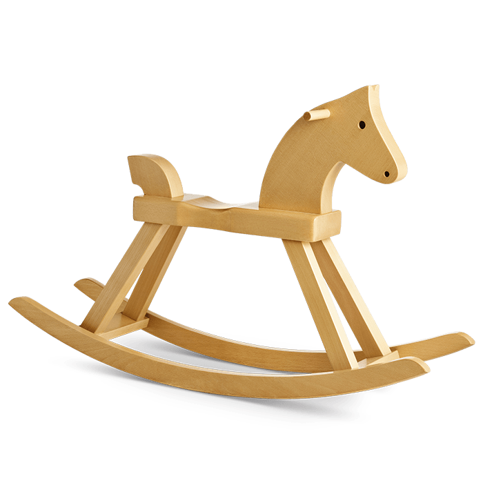 Kay Bojesen 39200 Wooden Rocking Horse in Beech
