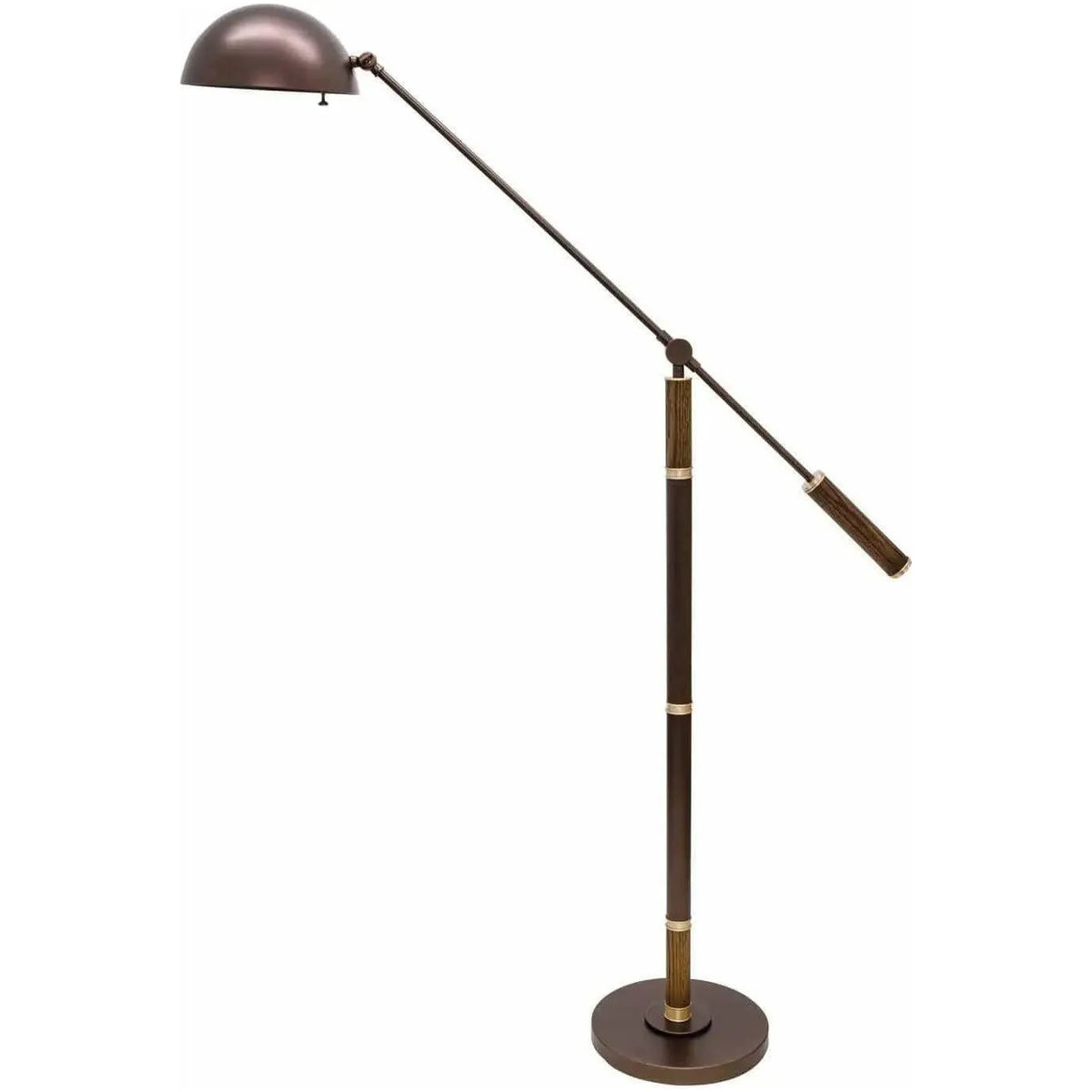 House of Troy - Barton One Light Floor Lamp - BA701-CHB | Montreal Lighting & Hardware
