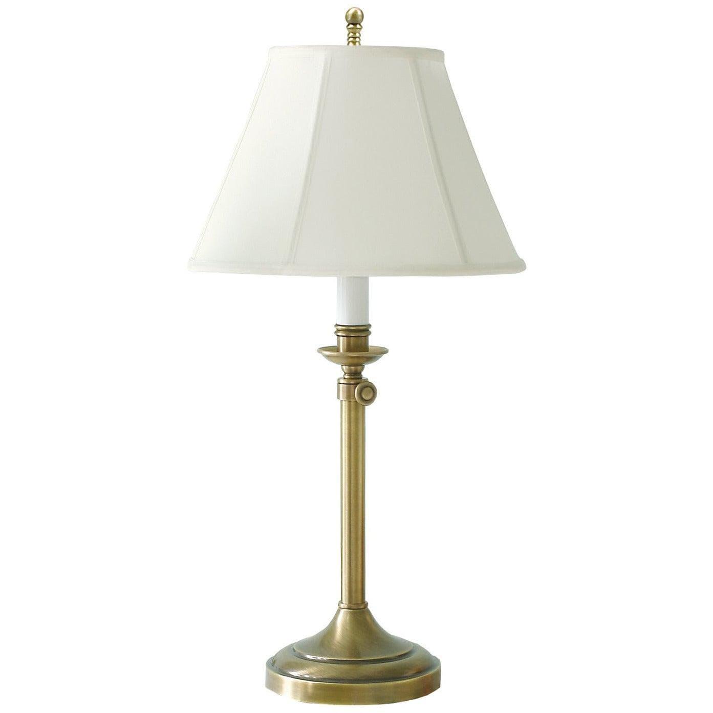 House of Troy - Club One Light Table Lamp - CL250-AB | Montreal Lighting & Hardware