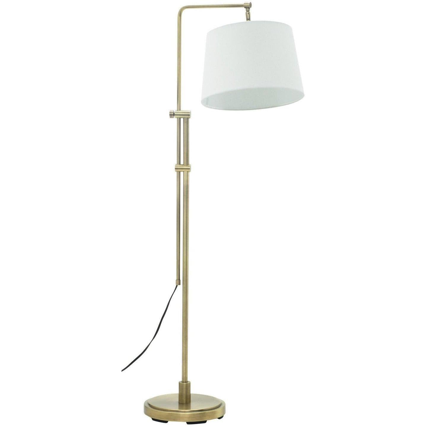 House of Troy - Crown Point One Light Floor Lamp - CR700-AB | Montreal Lighting & Hardware