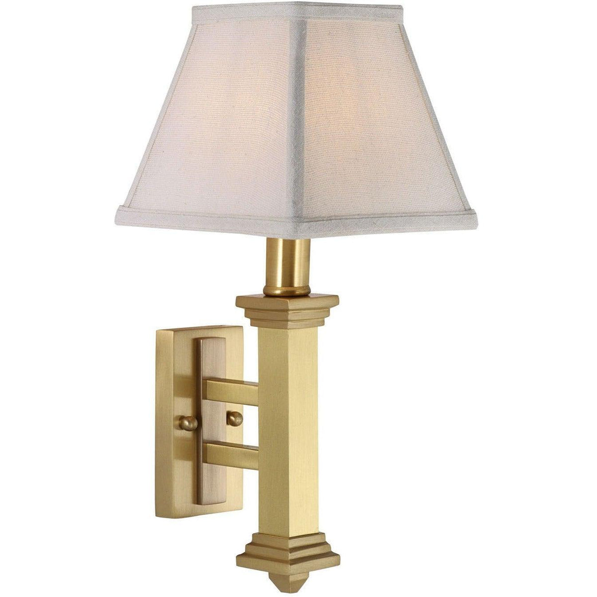 House of Troy - Decorative Wall Lamp 7-Inch One Light Wall Sconce - WL609-SB | Montreal Lighting & Hardware