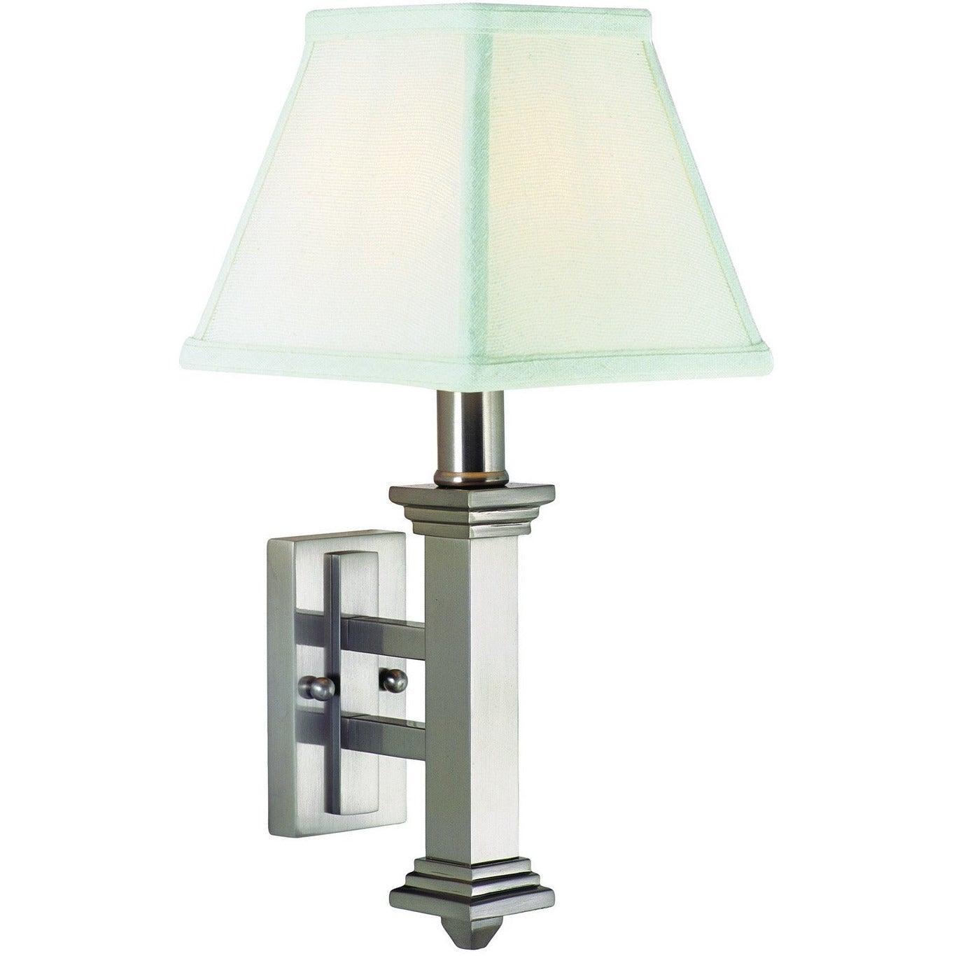 House of Troy - Decorative Wall Lamp 7-Inch One Light Wall Sconce - WL609-SN | Montreal Lighting & Hardware
