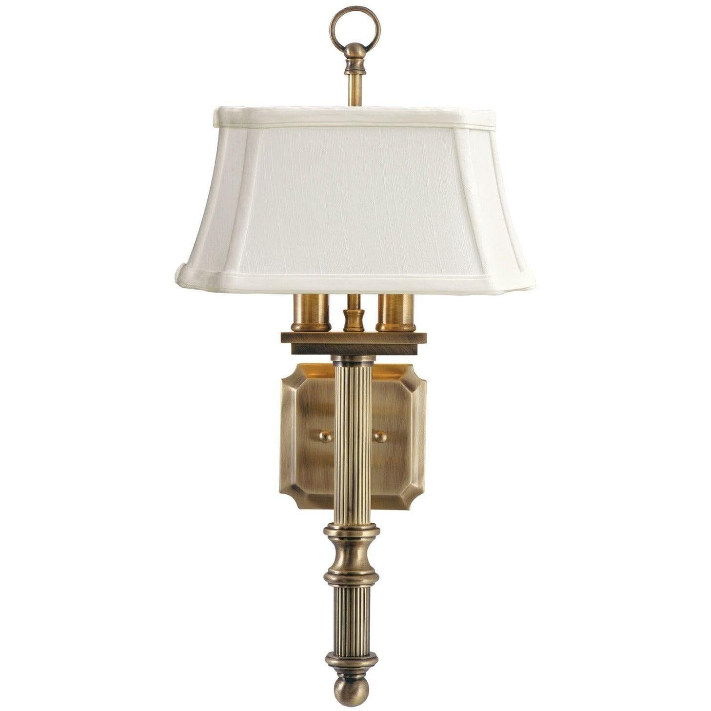 House of Troy - Decorative Wall Lamp 9-Inch Two Light Wall Sconce - WL616-AB | Montreal Lighting & Hardware