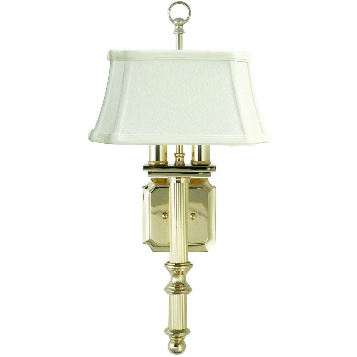 House of Troy - Decorative Wall Lamp 9-Inch Two Light Wall Sconce - WL616-PB | Montreal Lighting & Hardware