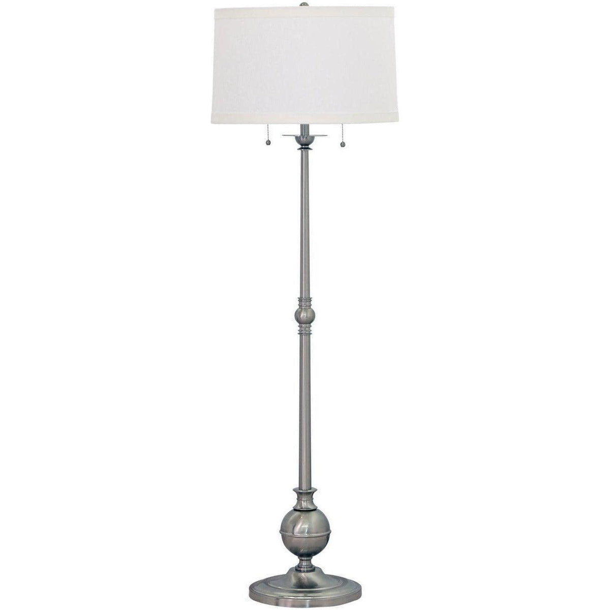 House of Troy - Essex Two Light Floor Lamp - E901-SN | Montreal Lighting & Hardware