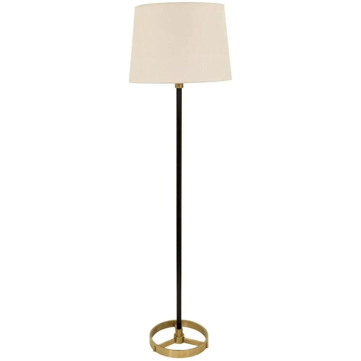 House of Troy - Morgan One Light Floor Lamp - M600-BLKAB | Montreal Lighting & Hardware