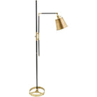 House of Troy - Morgan One Light Floor Lamp - M601-BLKAB | Montreal Lighting & Hardware