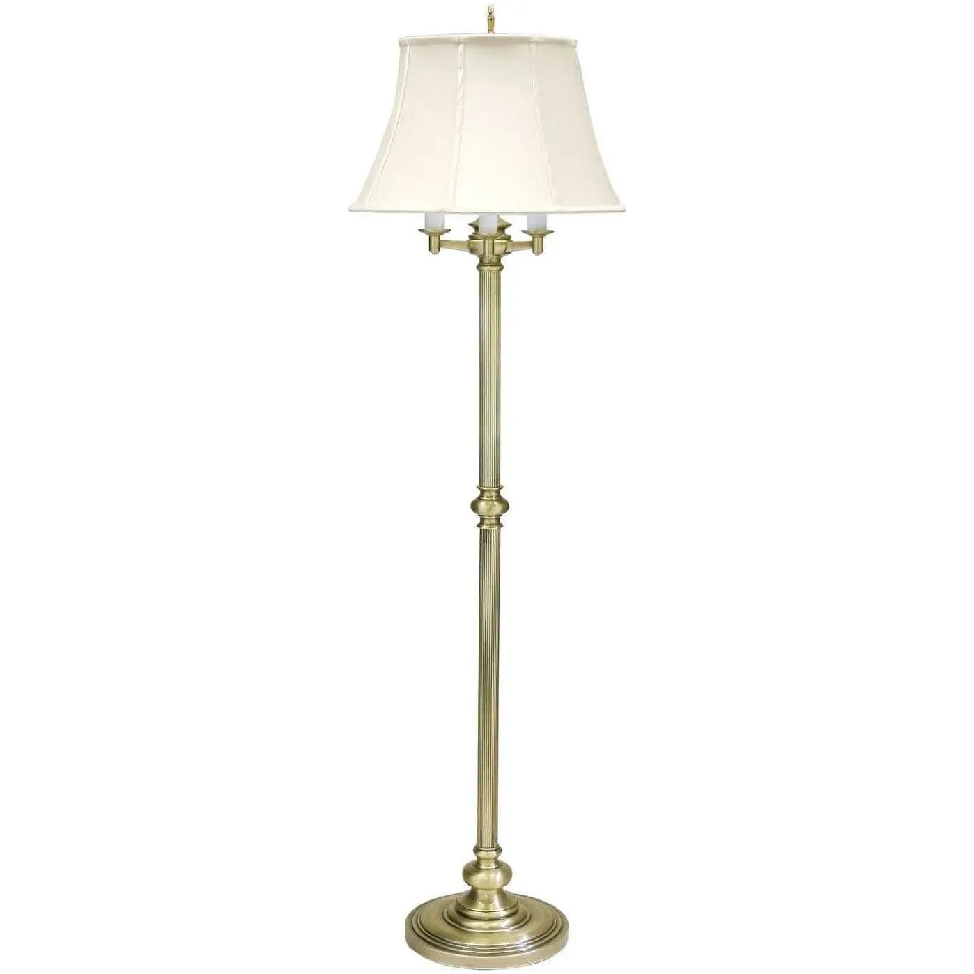 House of Troy - Newport Four Light Floor Lamp - N603-AB | Montreal Lighting & Hardware