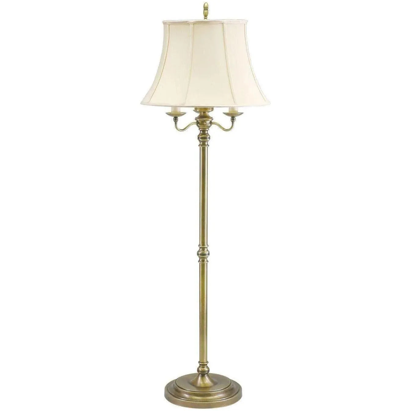 House of Troy - Newport Four Light Floor Lamp - N606-AB | Montreal Lighting & Hardware