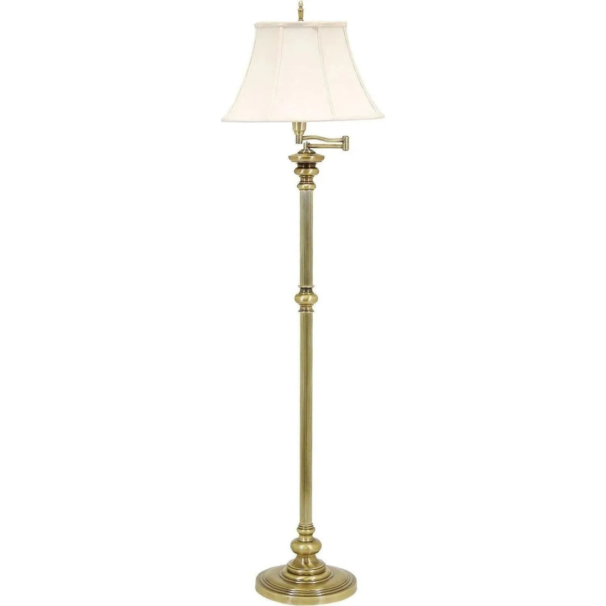 House of Troy - Newport One Light Floor Lamp - N604-AB | Montreal Lighting & Hardware
