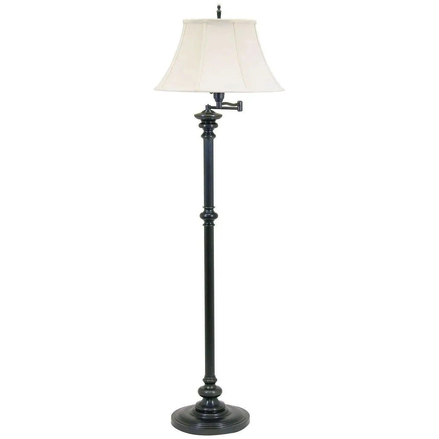 House of Troy - Newport One Light Floor Lamp - N604-AB | Montreal Lighting & Hardware