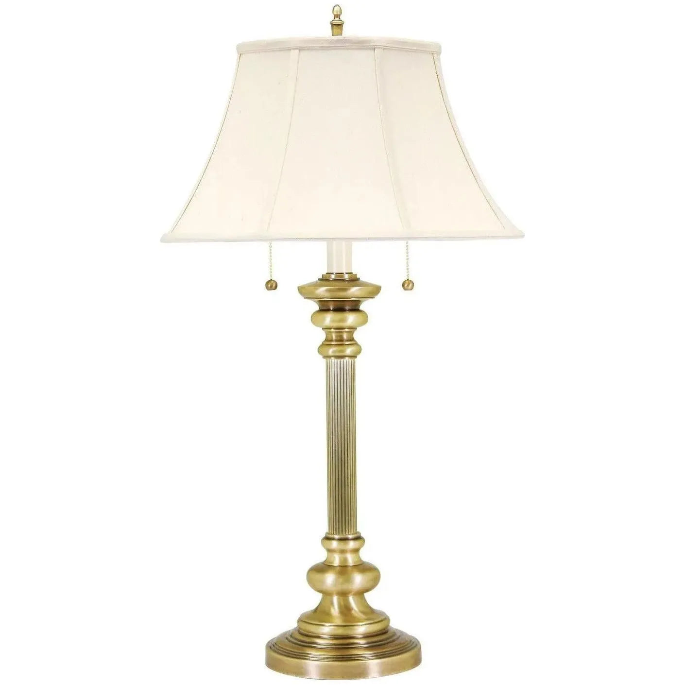 House of Troy - Newport Two Light Table Lamp - N651-AB | Montreal Lighting & Hardware