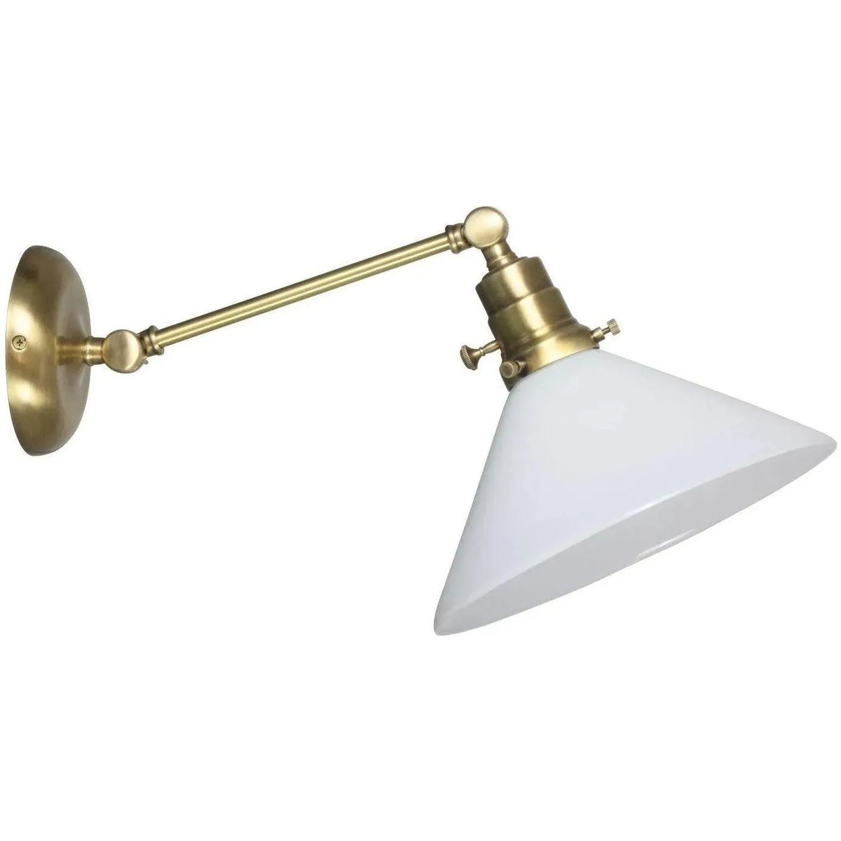 House of Troy - Otis One Light Wall Sconce - OT675-AB-WT | Montreal Lighting & Hardware