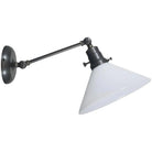 House of Troy - Otis One Light Wall Sconce - OT675-OB-WT | Montreal Lighting & Hardware