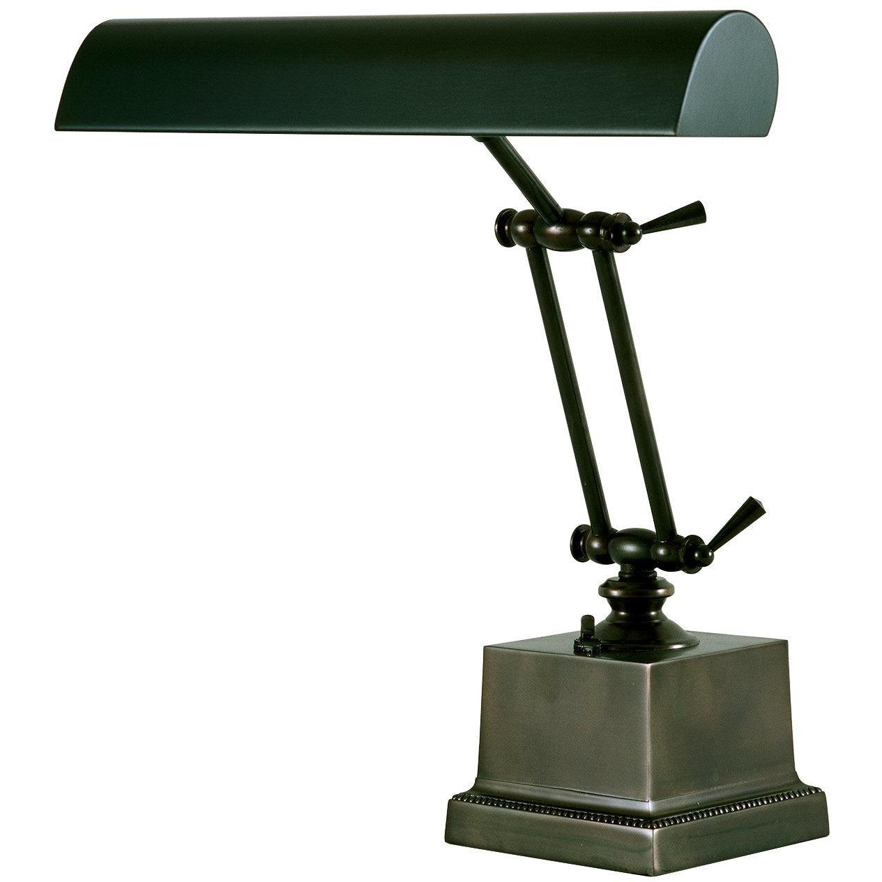 House of Troy - Piano Desk 14-Inch Two Light Lamp - P14-202-81 | Montreal Lighting & Hardware