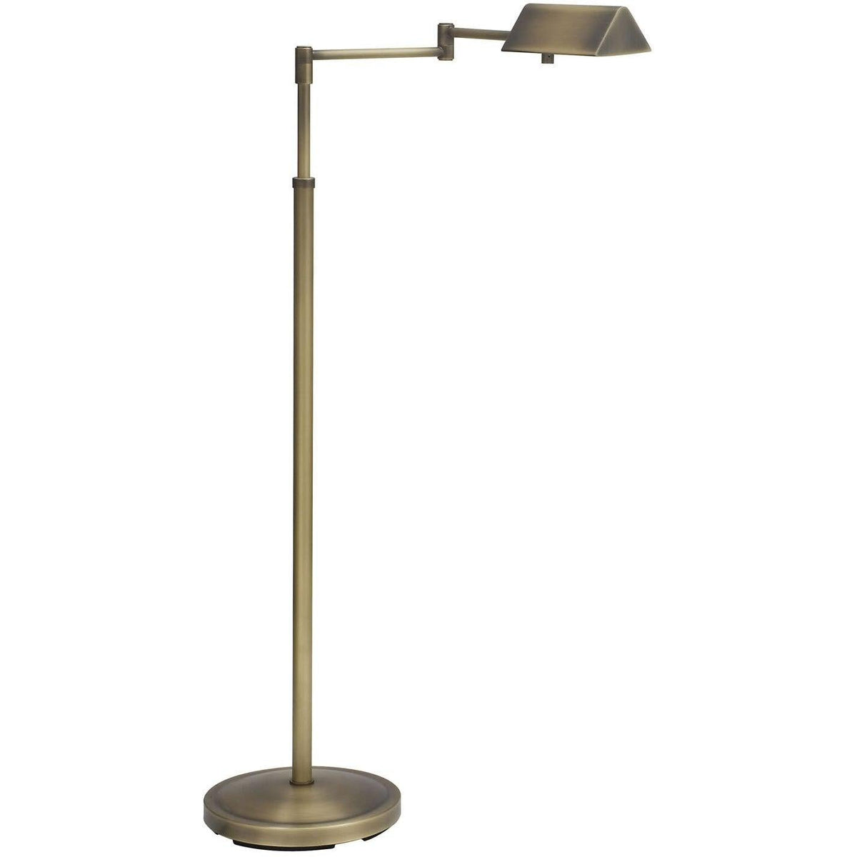 House of Troy - Pinnacle One Light Floor Lamp - PIN400-AB | Montreal Lighting & Hardware