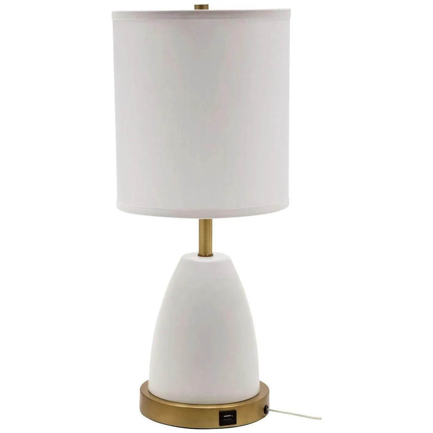 House of Troy - Rupert One Light Table Lamp - RU751-WT | Montreal Lighting & Hardware