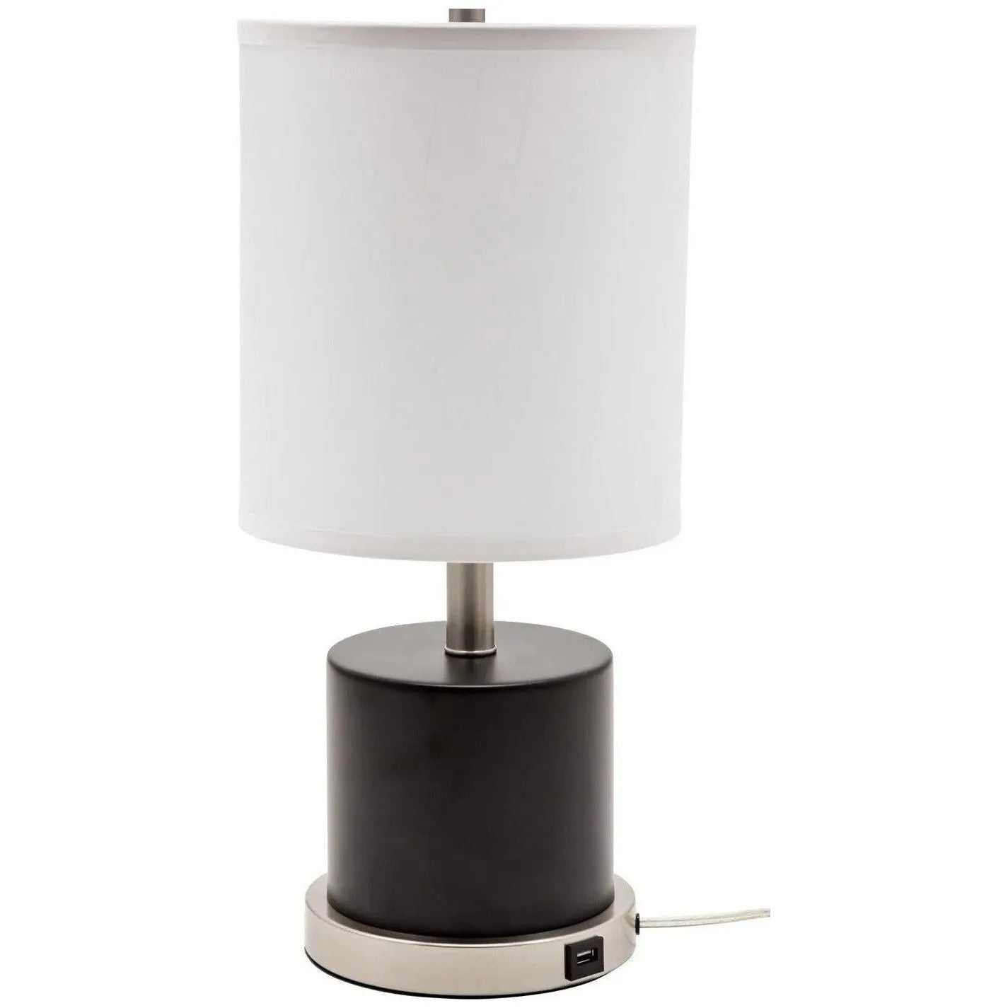 House of Troy - Rupert One Light Table Lamp - RU752-BLK | Montreal Lighting & Hardware