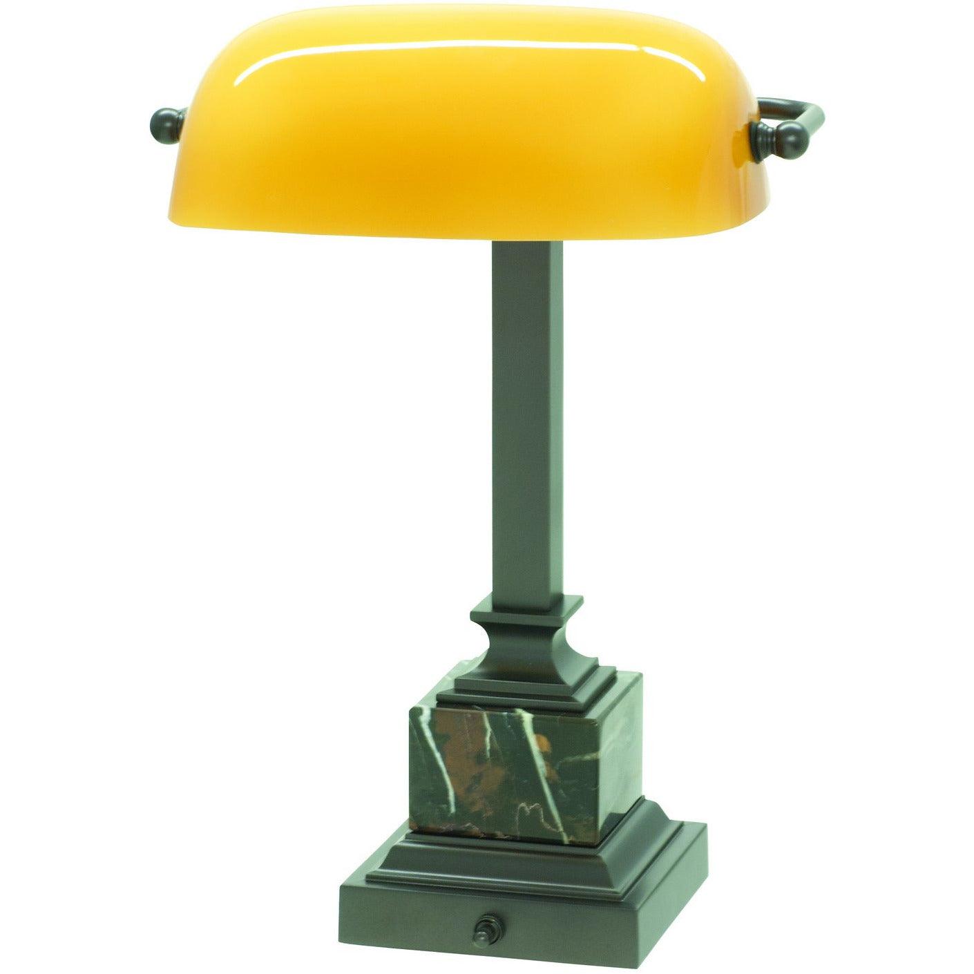 House of Troy - Shelburne 9-Inch One Light Table Lamp - DSK430-MB | Montreal Lighting & Hardware
