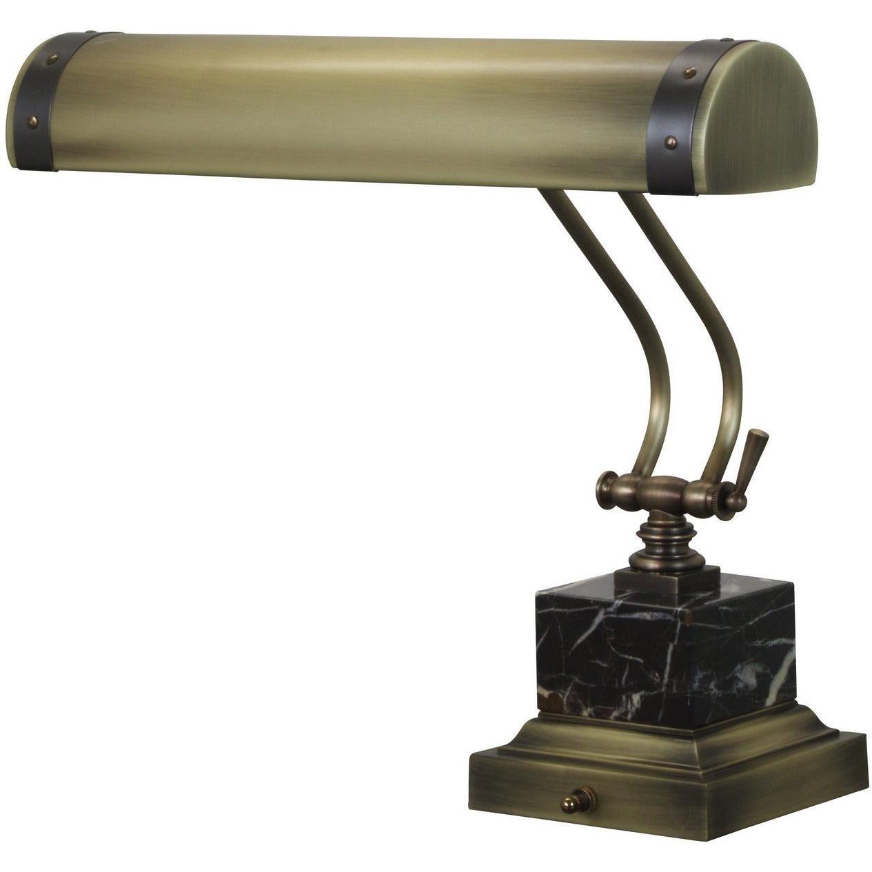 House of Troy - Steamer 14-Inch Two Light Lamp - P14-290-ABMB | Montreal Lighting & Hardware