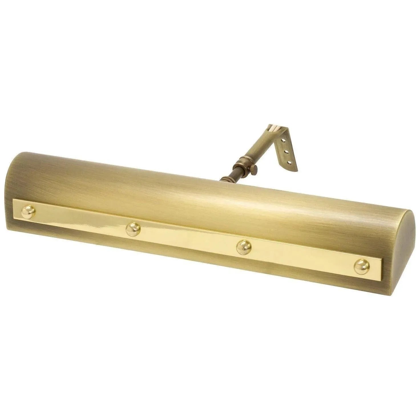 House of Troy - Traditional Picture Lights 14-Inch Two Light Picture Light - TR14-AB/PB | Montreal Lighting & Hardware