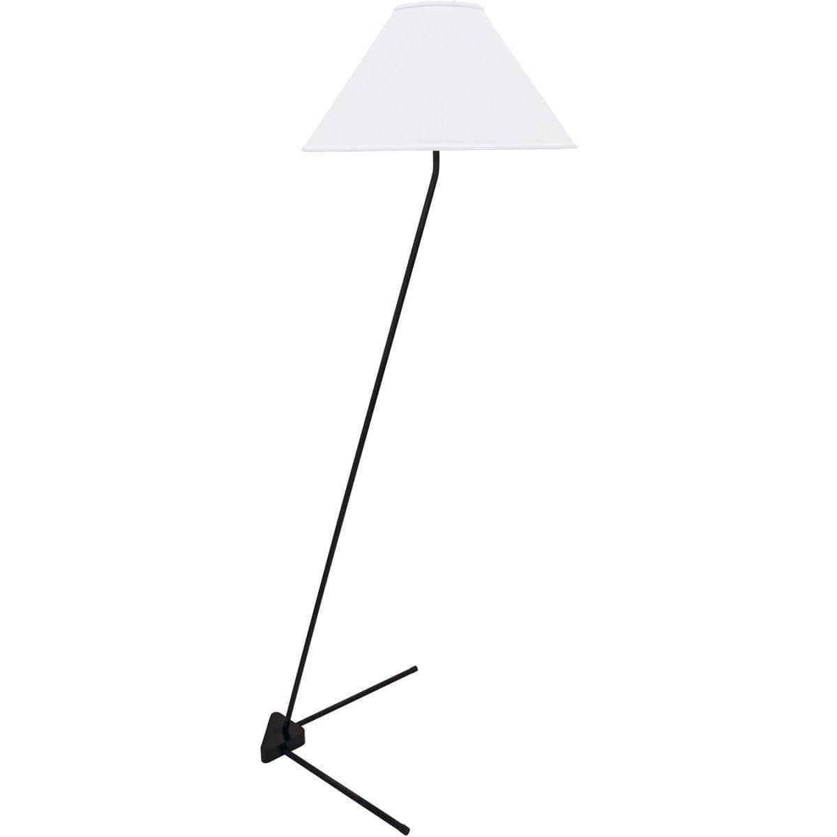 House of Troy - Victory One Light Floor Lamp - VIC900-BLK | Montreal Lighting & Hardware