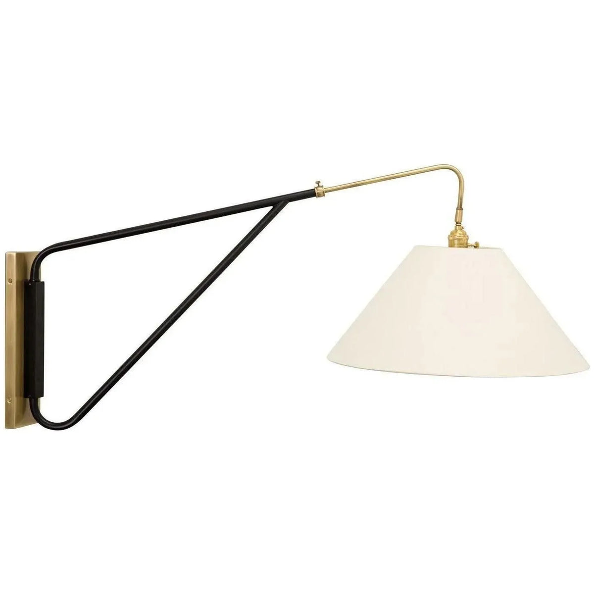 House of Troy - Wall Swing Arm One Light Wall Sconce - WS731-ABBLK | Montreal Lighting & Hardware