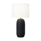 Visual Comfort Studio Collection HT1061RBC1 Fanny Slim Table Lamp in Rough Black Ceramic