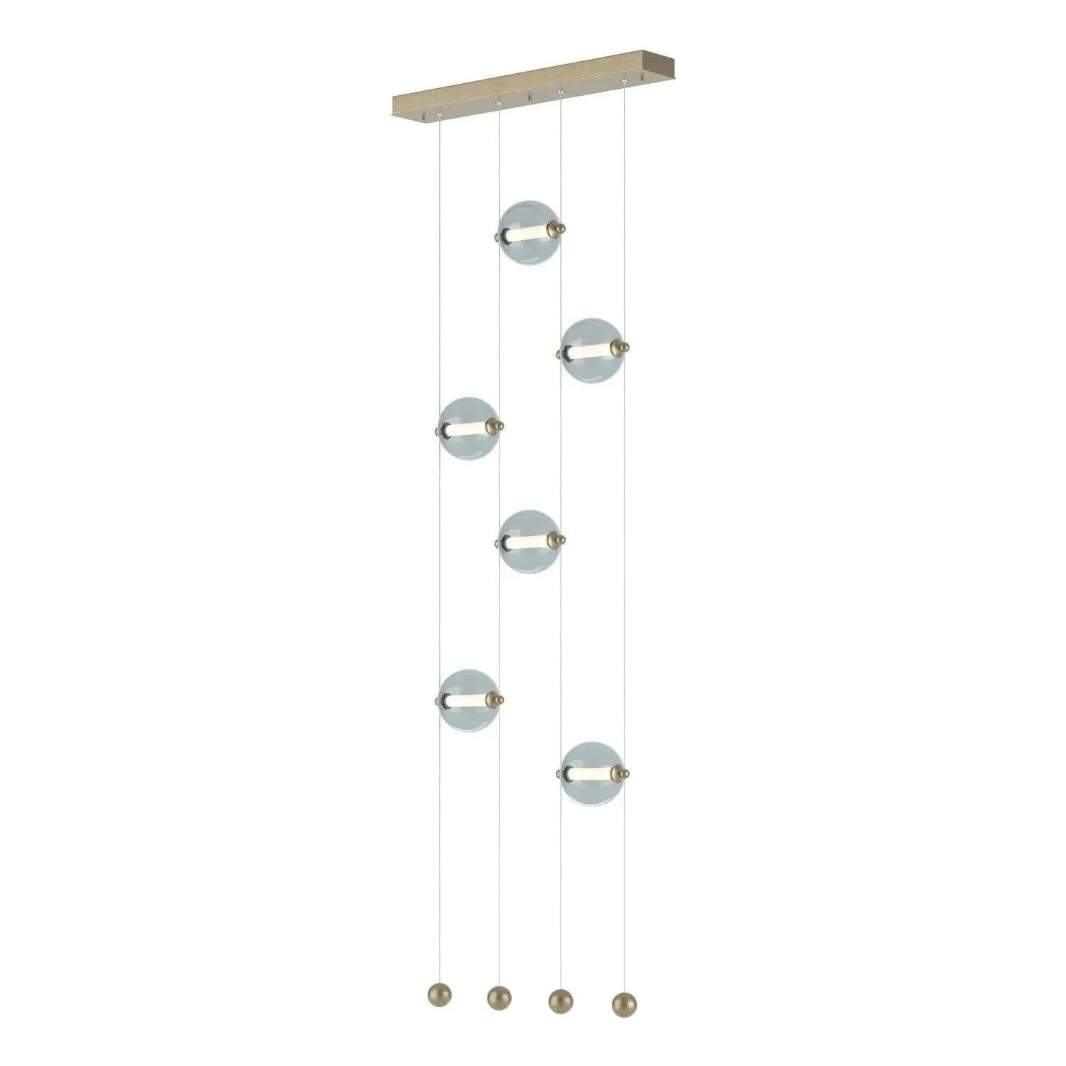 Hubbardton Forge - Abacus Ceiling to Floor LED Pendant - 139055-LED-STND-84-YL0668 | Montreal Lighting & Hardware