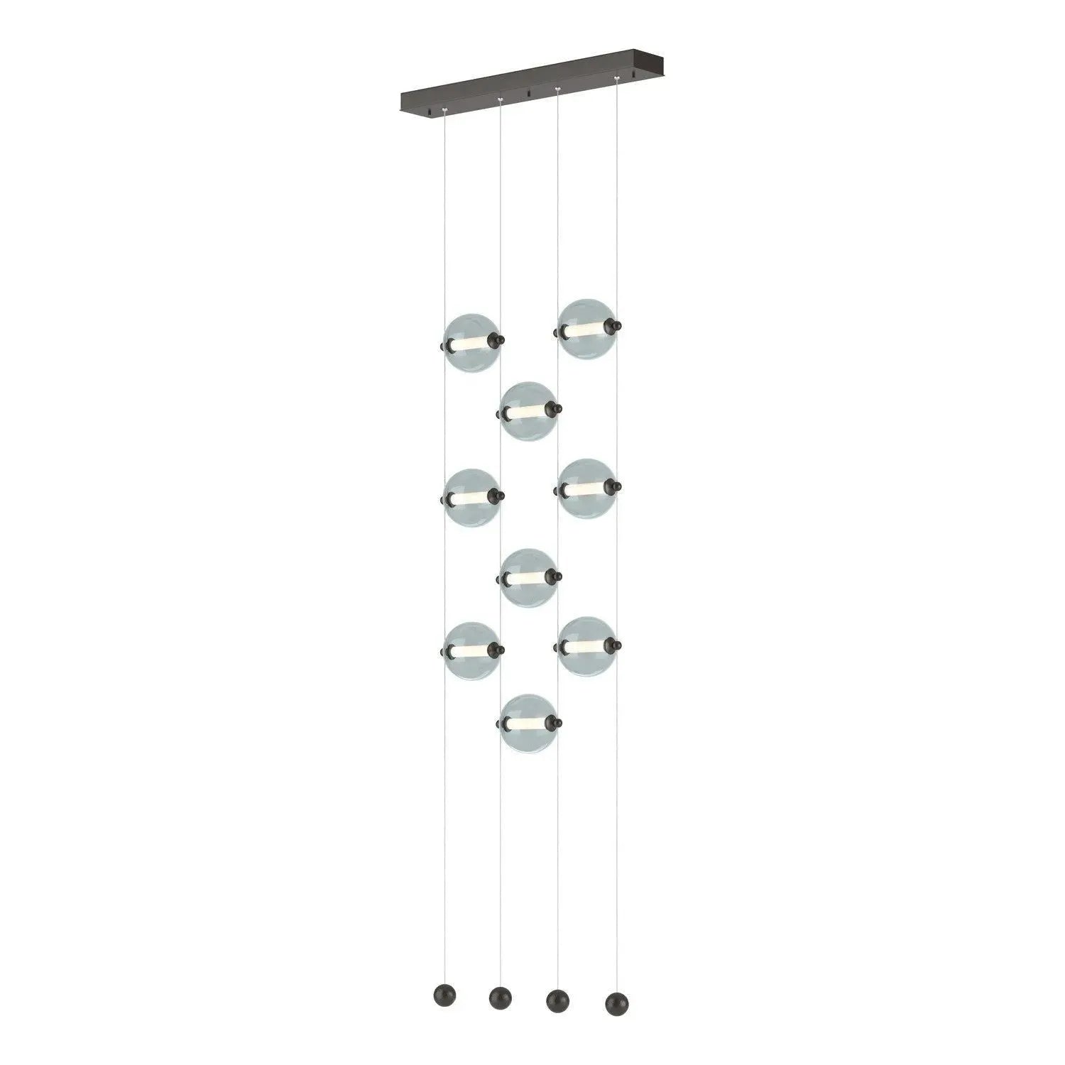 Hubbardton Forge - Abacus Ceiling to Floor LED Pendant - 139057-LED-STND-14-YL0668 | Montreal Lighting & Hardware