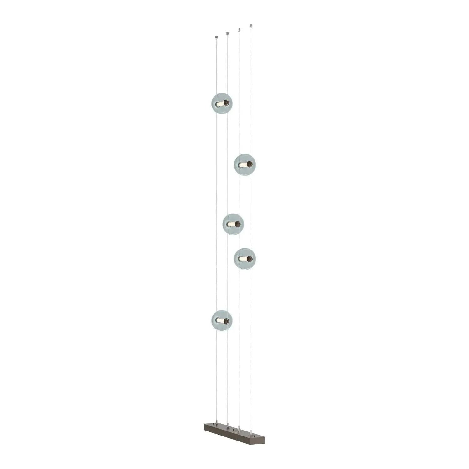 Hubbardton Forge - Abacus Floor to Ceiling LED Pendant (Plug-In) - 289520-LED-STND-05-GG0668 | Montreal Lighting & Hardware