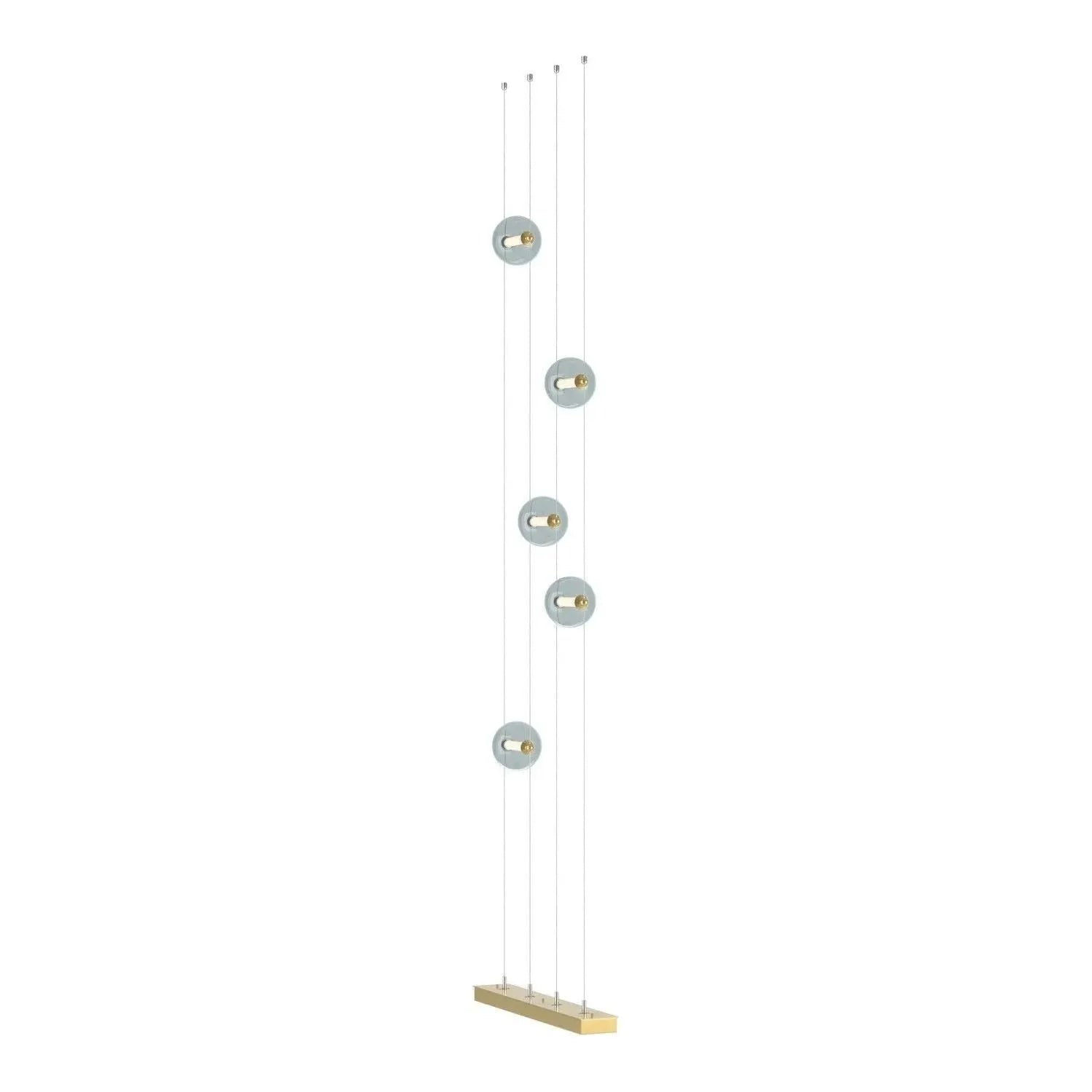 Hubbardton Forge - Abacus Floor to Ceiling LED Pendant (Plug-In) - 289520-LED-STND-86-YL0668 | Montreal Lighting & Hardware