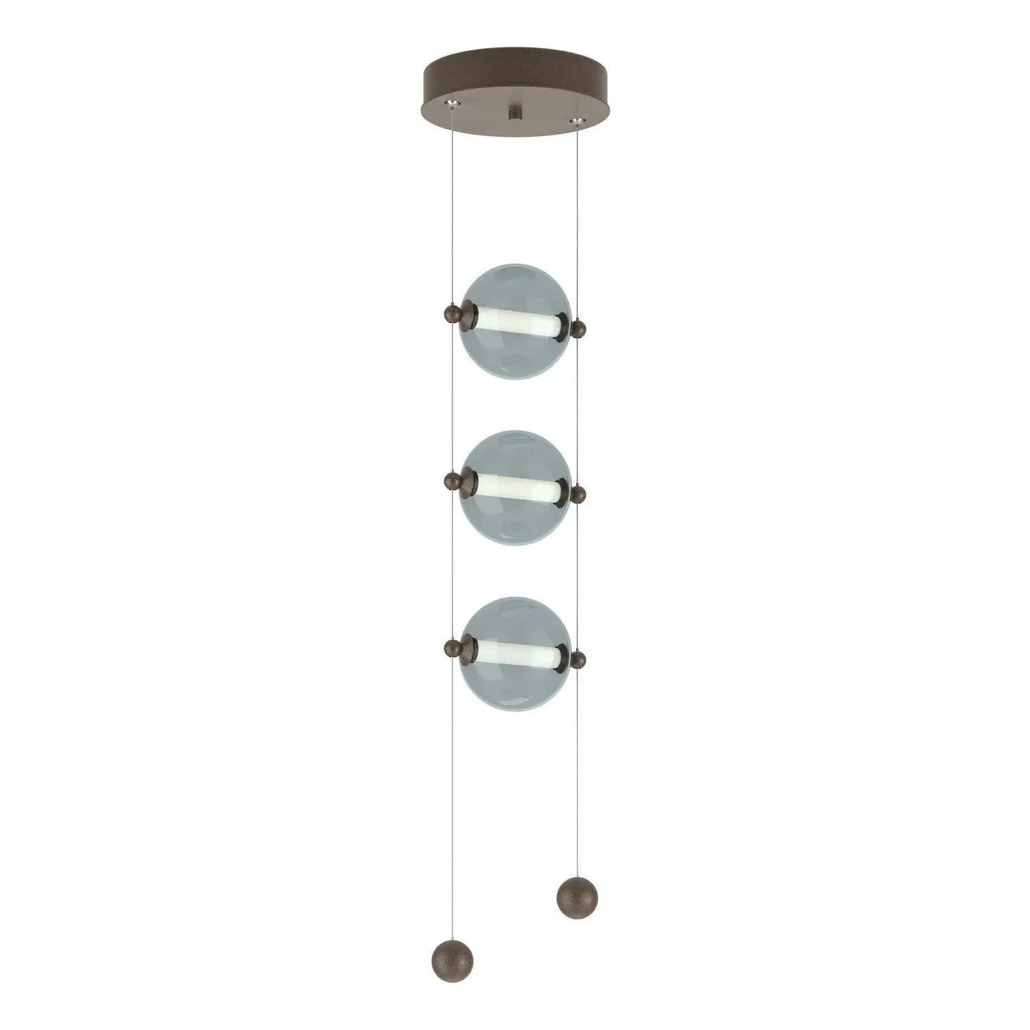 Hubbardton Forge - Abacus LED Multi-Light Pendant - 139059-LED-STND-05-YL0668 | Montreal Lighting & Hardware