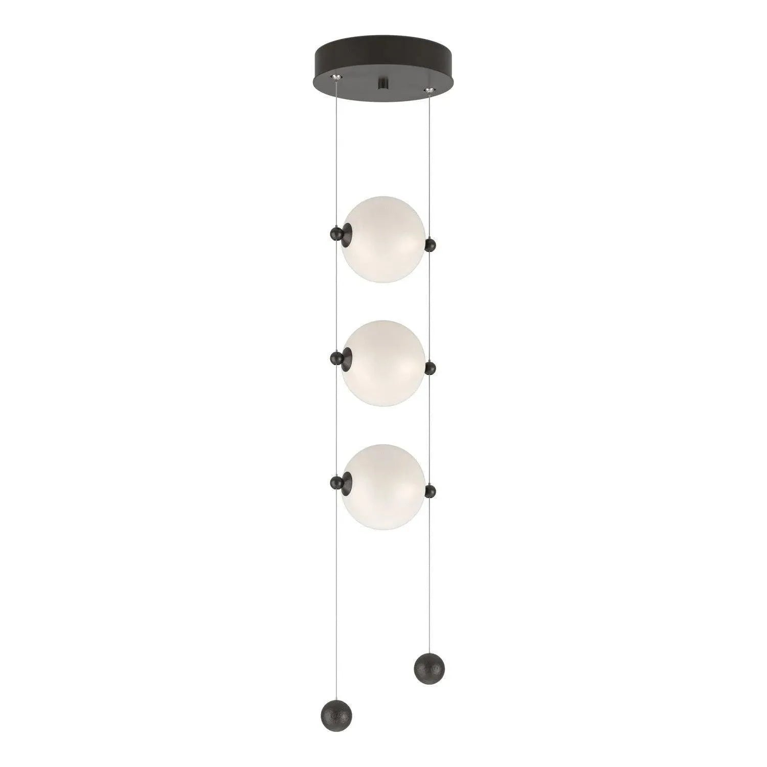 Hubbardton Forge - Abacus LED Multi-Light Pendant - 139059-LED-STND-14-GG0668 | Montreal Lighting & Hardware