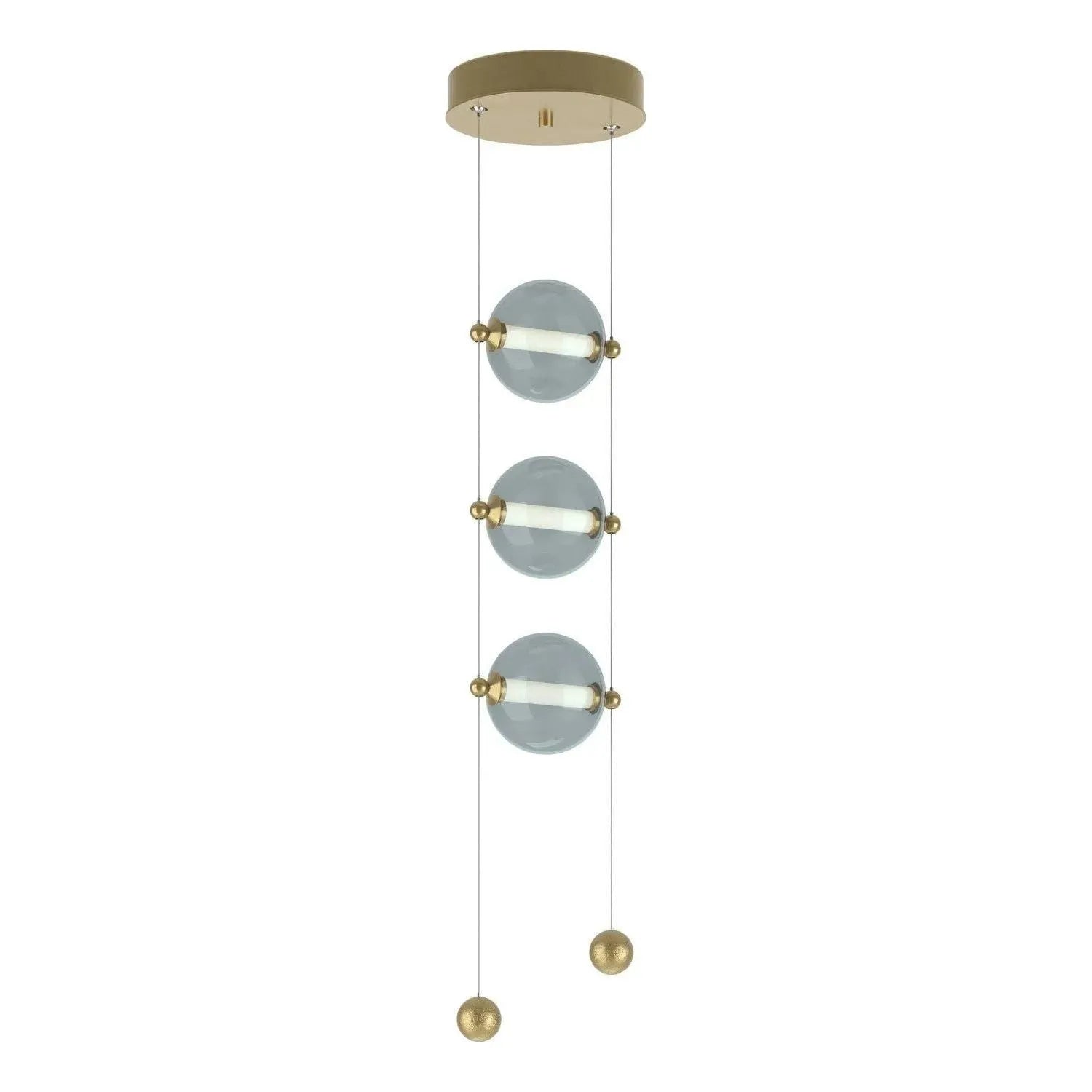 Hubbardton Forge - Abacus LED Multi-Light Pendant - 139059-LED-STND-86-YL0668 | Montreal Lighting & Hardware