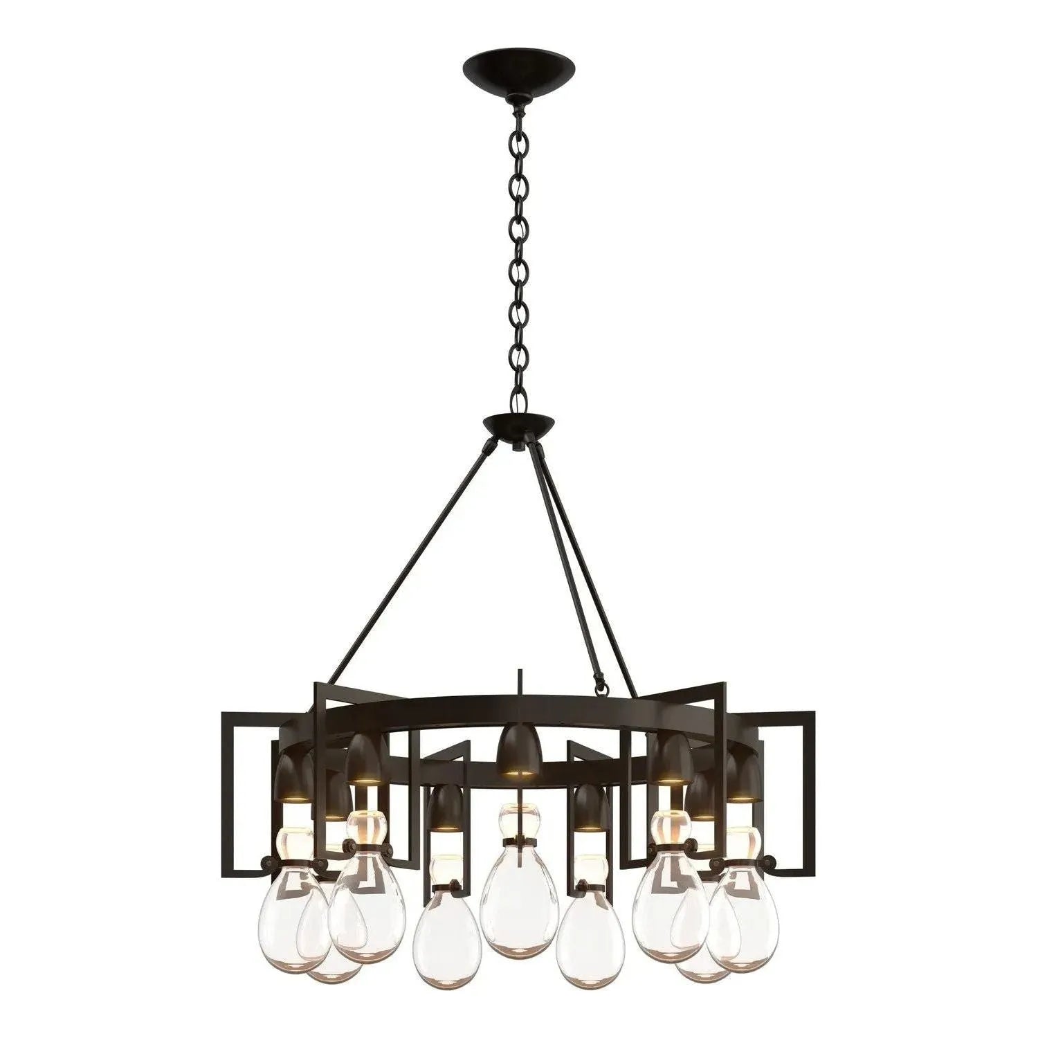 Hubbardton Forge - Apothecary Chandelier - 104360-SKT-14-ZM0572 | Montreal Lighting & Hardware