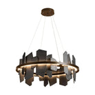 Hubbardton Forge - Ardesia Circular LED Pendant - 139665-LED-STND-05-SL | Montreal Lighting & Hardware