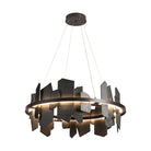 Hubbardton Forge - Ardesia Circular LED Pendant - 139665-LED-STND-07-SL | Montreal Lighting & Hardware