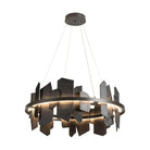 Hubbardton Forge - Ardesia Circular LED Pendant - 139665-LED-STND-20-SL | Montreal Lighting & Hardware