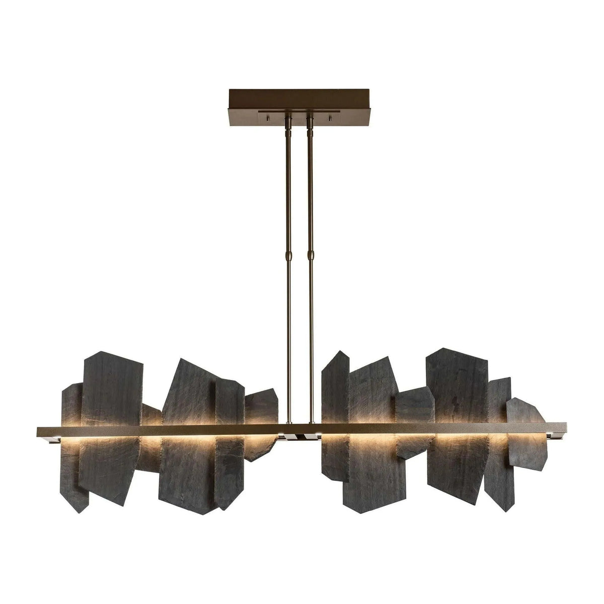 Hubbardton Forge - Ardesia Linear LED Pendant - 139666-LED-STND-05-SL | Montreal Lighting & Hardware