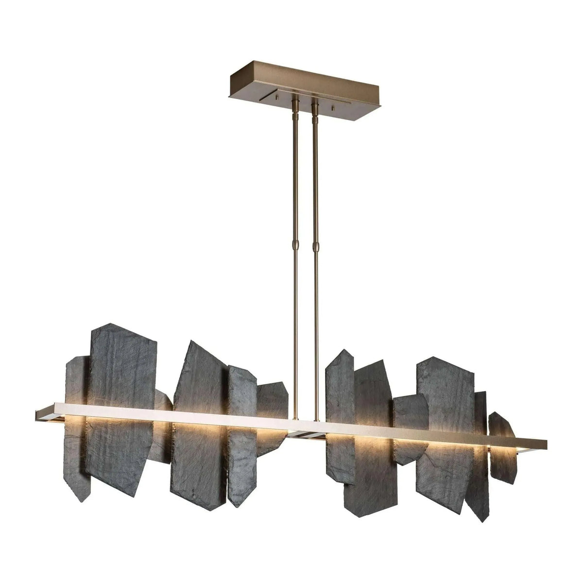 Hubbardton Forge - Ardesia Linear LED Pendant - 139666-LED-STND-84-SL | Montreal Lighting & Hardware