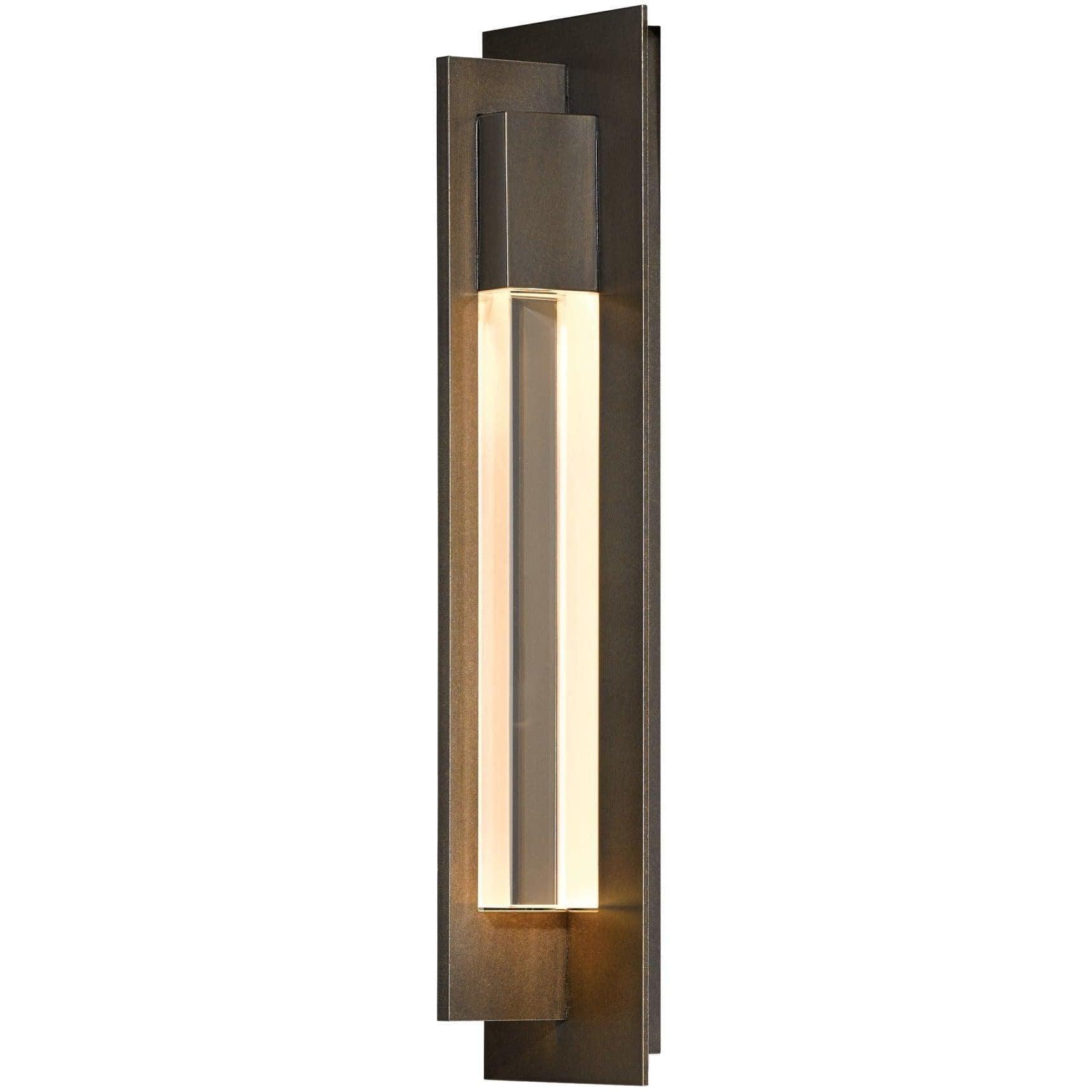 Hubbardton Forge - Axis 19-Inch One Light Outdoor Wall Sconce - 306403-SKT-75-ZM0332 | Montreal Lighting & Hardware