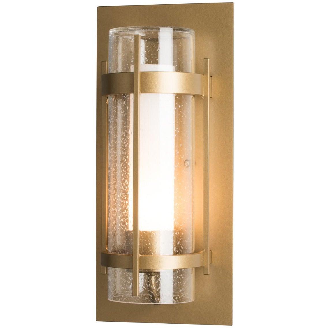 Hubbardton Forge - Banded 15-Inch One Light Outdoor Wall Sconce - 305897-SKT-70-ZS0655 | Montreal Lighting & Hardware