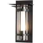 Hubbardton Forge - Banded 16-Inch One Light Outdoor Wall Sconce - 305997-SKT-10-ZS0655 | Montreal Lighting & Hardware