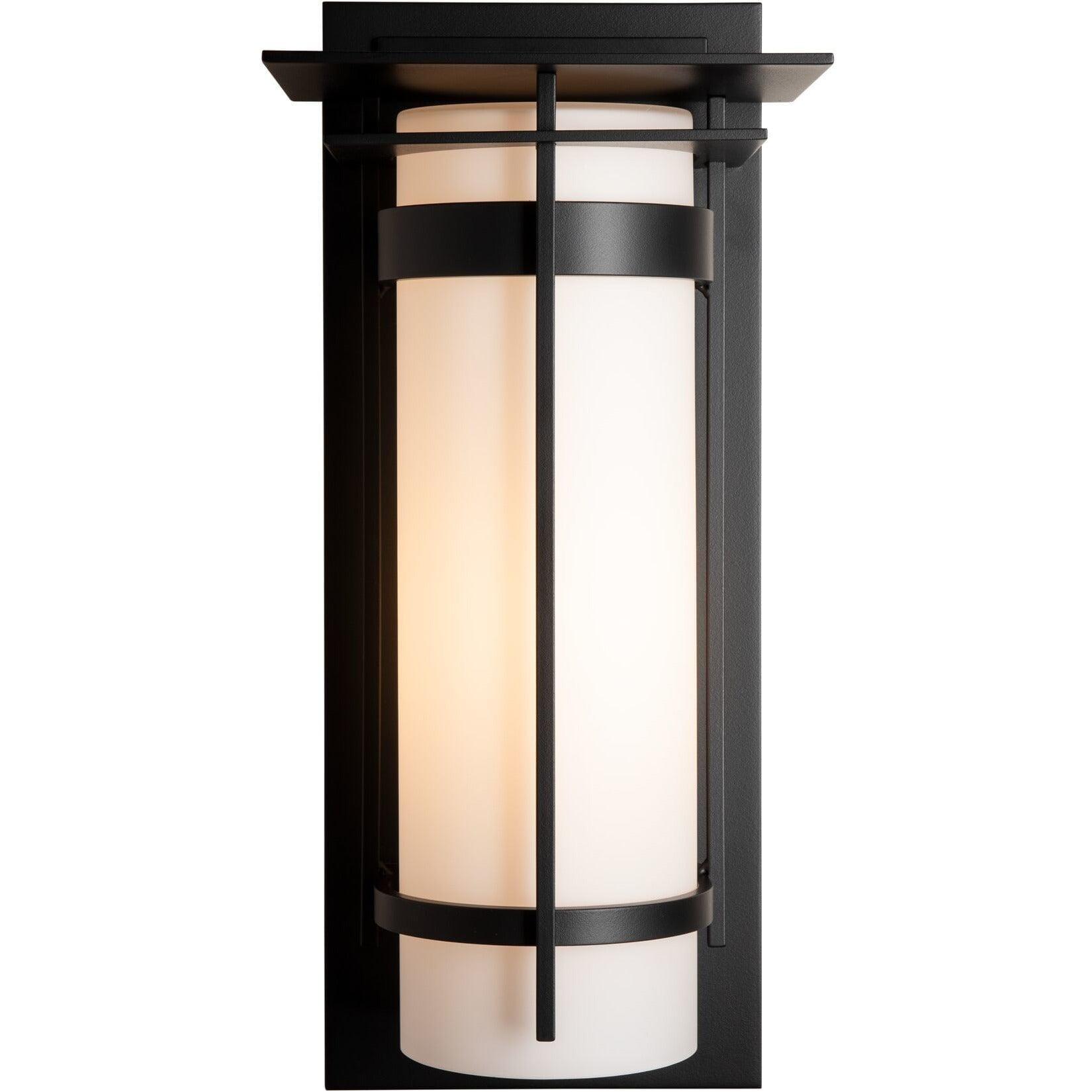 Hubbardton Forge - Banded 20-Inch One Light Outdoor Wall Sconce - 305994-SKT-10-GG0037 | Montreal Lighting & Hardware