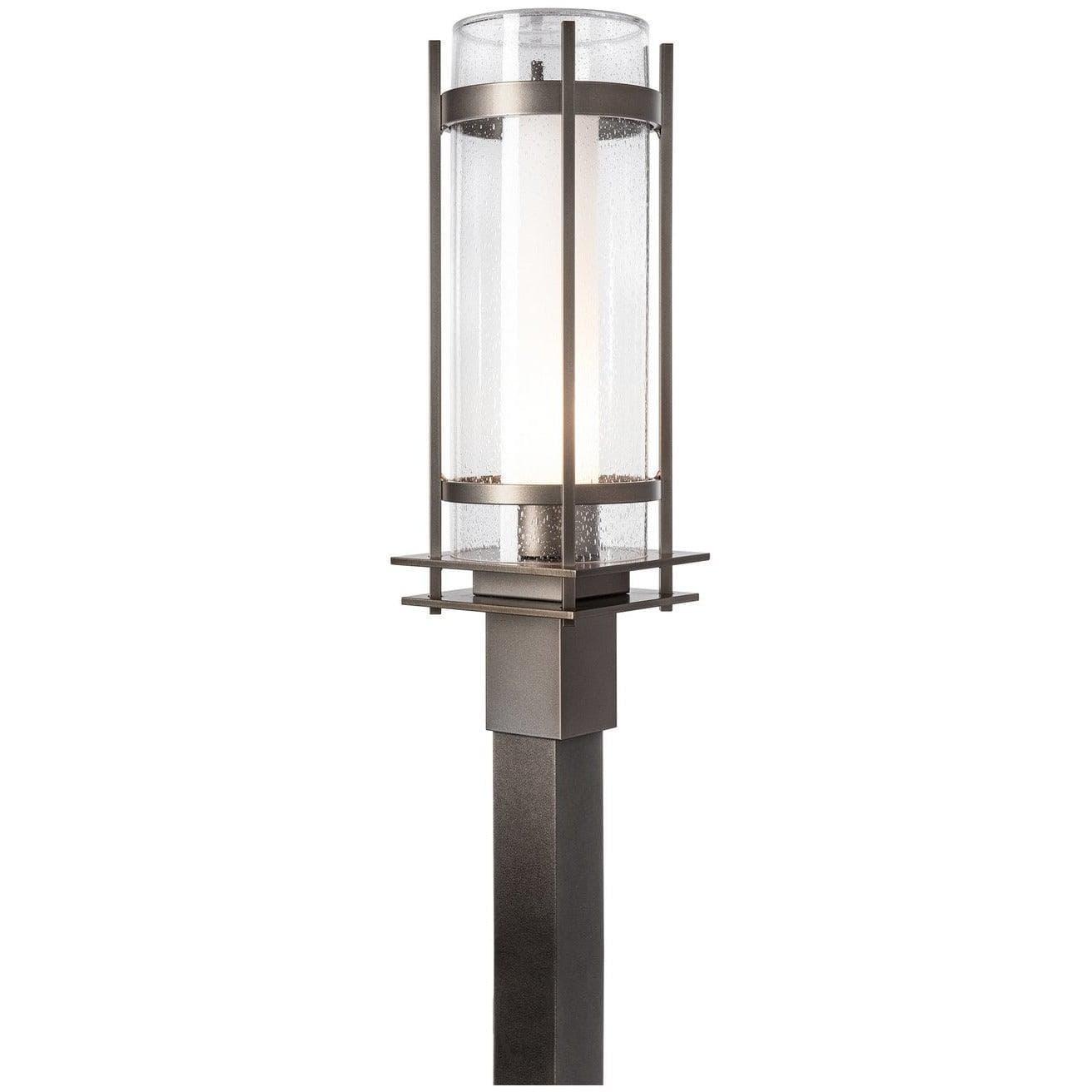 Hubbardton Forge - Banded 22-Inch One Light Outdoor Post Mount - 345897-SKT-77-ZS0684 | Montreal Lighting & Hardware