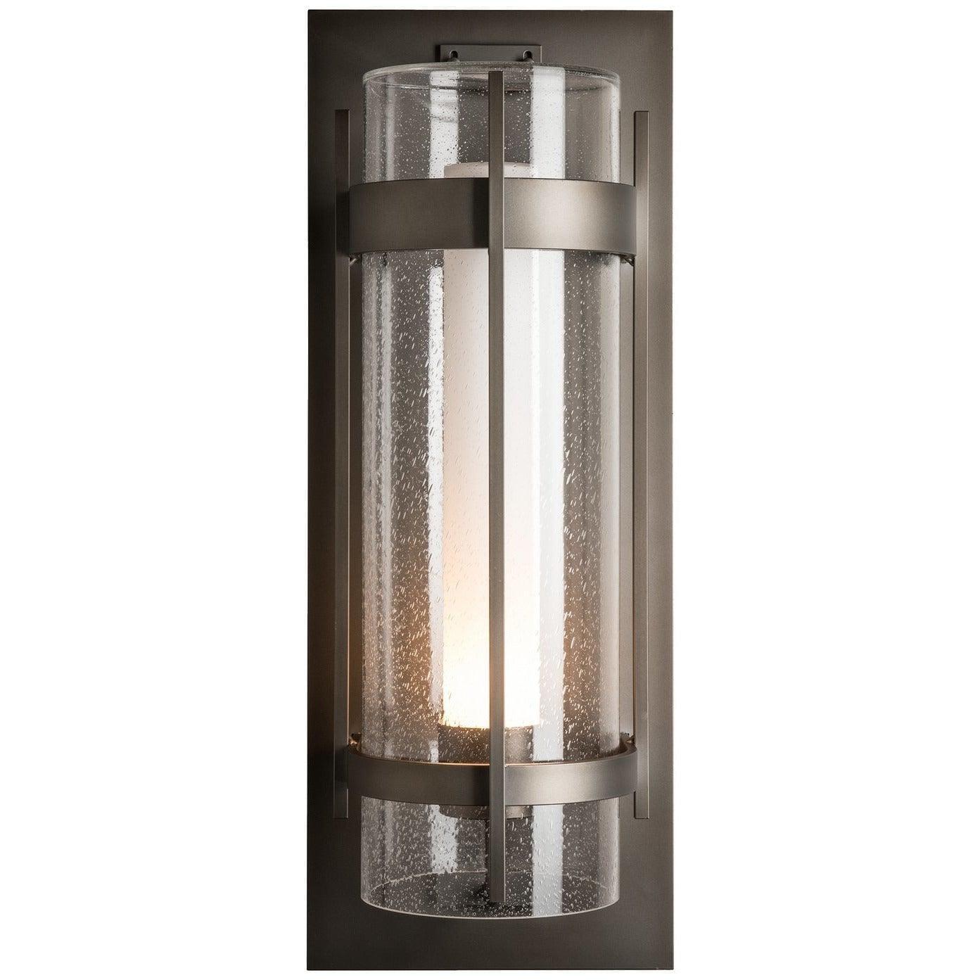 Hubbardton Forge - Banded 25-Inch One Light Outdoor Wall Sconce - 305899-SKT-77-ZS0664 | Montreal Lighting & Hardware