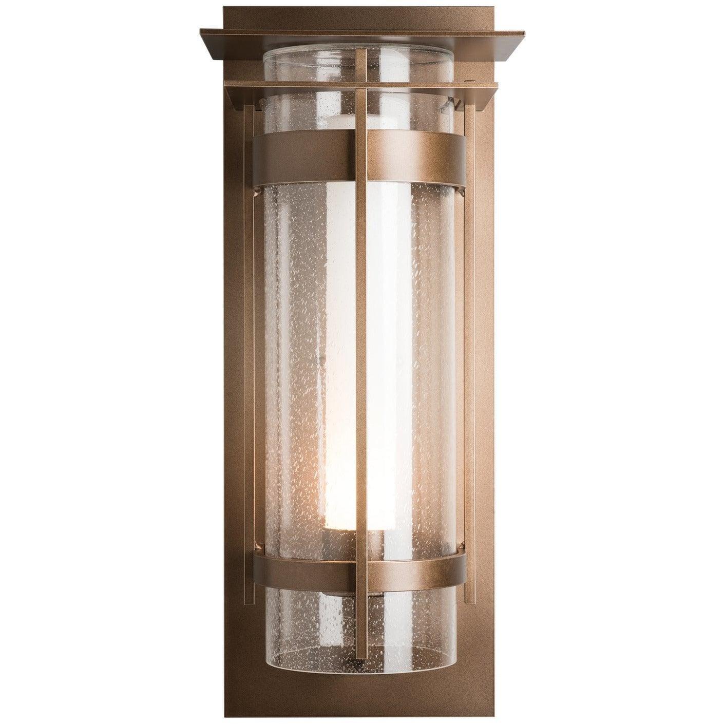 Hubbardton Forge - Banded 25-Inch One Light Outdoor Wall Sconce - 305999-SKT-75-ZS0664 | Montreal Lighting & Hardware